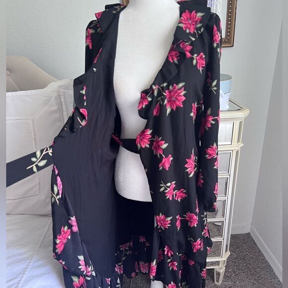 Draper James floral wrap dress size XS NWT - Picture 4 of 6